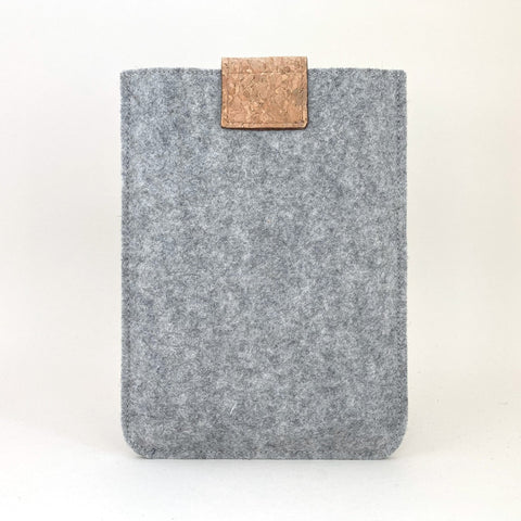 Hülle für PocketBook Verse Pro Color | mit Magnetverschluss und extra Fach | hellgrau - Shapes | Modell "HAKA"