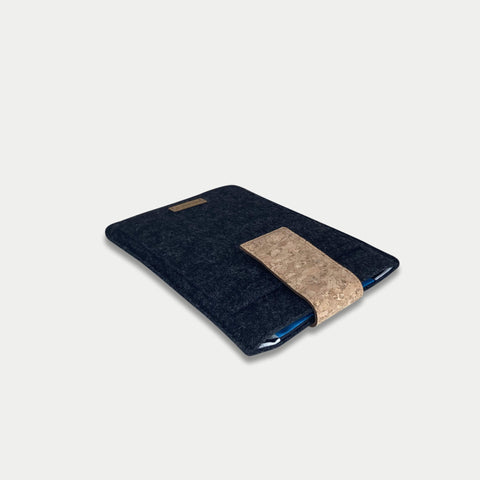 Hülle für PocketBook Verse Pro Color | mit Magnetverschluss und extra Fach | anthrazit - Shapes | Modell "HAKA"