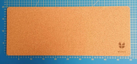 Schreibtischunterlage aus Filz und Kork | 20 x 50 cm | anthrazit