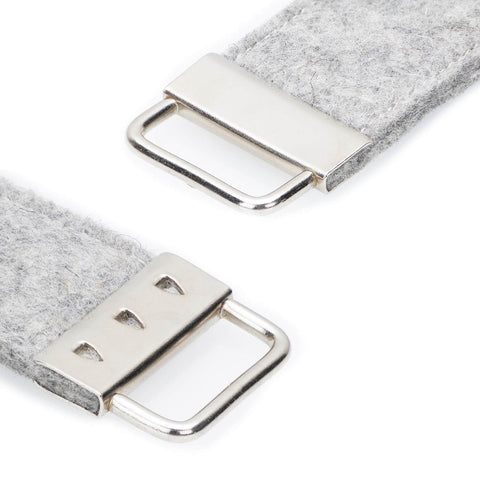 Schlüsselanhänger aus Filz | hellgrau