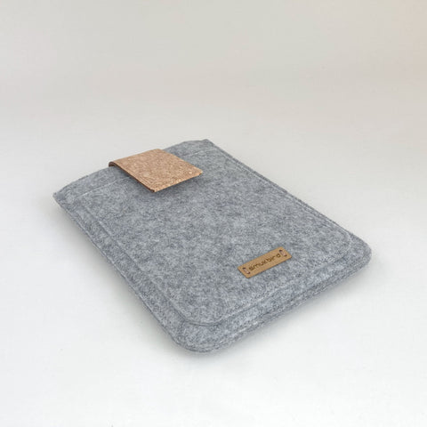 Hülle für Kobo Libra Color | mit Magnetverschluss und extra Fach | hellgrau - Colorful | Modell "HAKA"