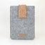 Hülle für PocketBook Verse Pro Color | mit Magnetverschluss und extra Fach | hellgrau - Shapes | Modell "HAKA"