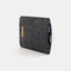 Handytasche für Motorola Edge 60 aus anthrazit Wollfilz mit buntem Innenfutter, nachhaltige Materialien.