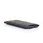 Handytasche für iPhone 16e | aus Filz und Bio-Baumwolle | anthrazit - tracks | Modell "LET"