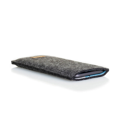 Handytasche mit Kartenfach für Samsung Galaxy A16 | anthrazit - shapes | Modell "ZIP"