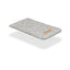 Stylish gray felt phone pouch for Motorola Moto G55 with leather logo detail, perfect fit and warm insulation.