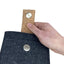 Hülle für PocketBook Touch Lux 5 | mit Magnetverschluss und extra Fach | anthrazit - Stripes | Modell "HAKA"