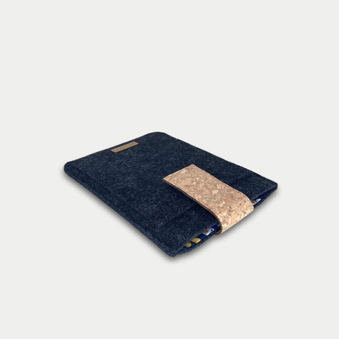 Hülle für PocketBook Verse | mit Magnetverschluss und extra Fach | anthrazit - Bloom | Modell "HAKA"