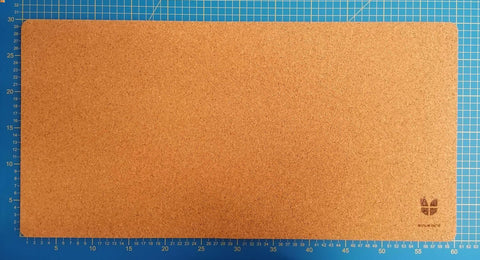 Skrivebordsunderlag lavet af filt og kork | 45x65cm | antracit