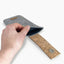 Handytasche für Samsung Galaxy S21 FE | mit Magnetverschluss und extra Fach | hellgrau - Tracks | Modell HAKA