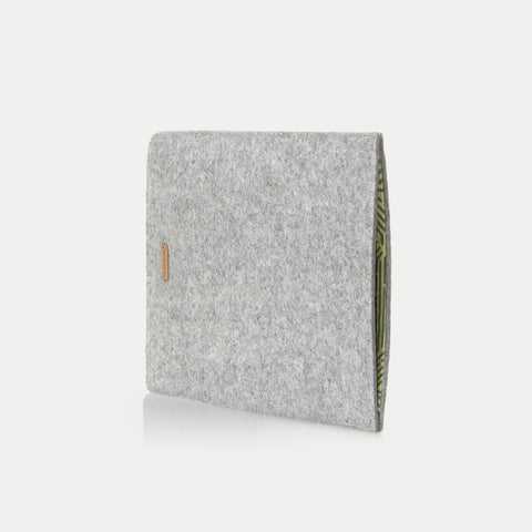 Case for SGIN X15 | made of felt and organic cotton | light gray - Stripes | Model "LET"