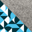Hülle für reMarkable Paper Pro | mit Magnetverschluss und extra Fach | hellgrau - Shapes | Modell "HAKA"