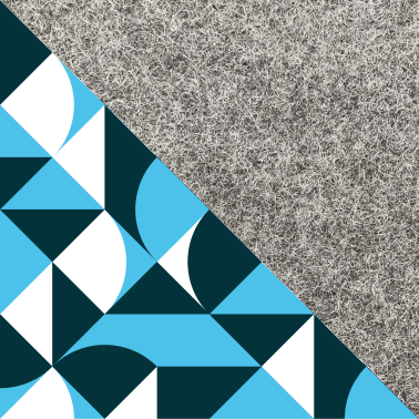 Handytasche für Google Pixel Fold | aus Filz und Bio-Baumwolle | hellgrau - shapes | Modell "LET"