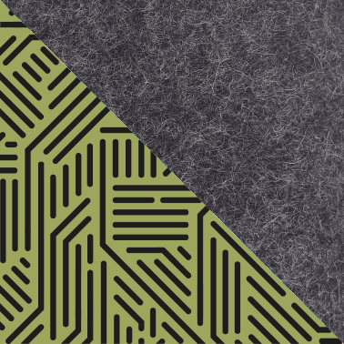 Hülle für reMarkable Paper Pro | aus Filz und Bio-Baumwolle | anthrazit - stripes | Modell "LET"