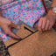 Handytasche mit Kartenfach für Samsung Galaxy S22 | hellgrau - colorful | Modell "ZIP"