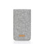 Handytasche für Samsung Galaxy S10 lite | aus Filz und Bio-Baumwolle | hellgrau - bloom | Modell "LET"