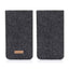 Handytasche mit Kartenfach für Samsung Galaxy S24 Plus | anthrazit - shapes | Modell "ZIP"