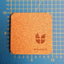 Glasuntersetzer aus Filz und Kork | 2er Set | 10 x 10 cm | hellgrau