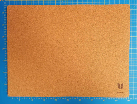 Skrivbordsunderlägg av filt och kork | 38x50cm | antracit