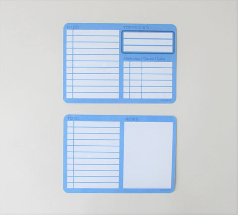 Noteshållare "ToDo" inkl 50 kort & kulspetspenna i trä | gjord av filt och kork | ljusgrå