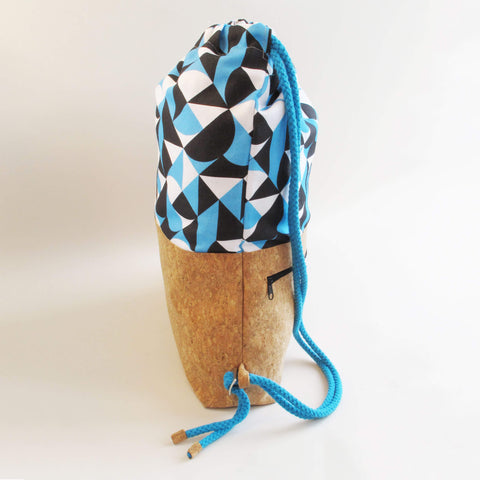 Gymväska för barn, liten ryggsäck | gjord av bomull och kork | Shapes