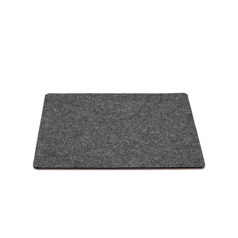 Skrivbordsunderlägg av filt och kork | 38x34,5cm | antracit