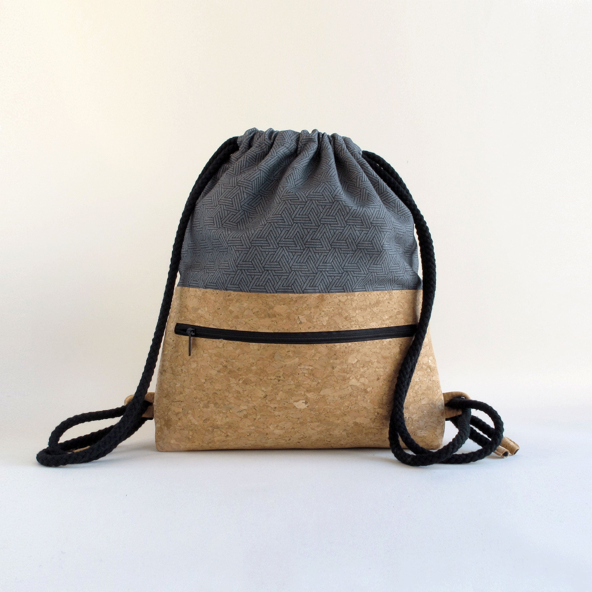 Gym bag for children small backpack made of cotton and cork Track