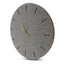Wanduhr aus Filz und Kork 30 cm | hellgrau - gold | Design: Kopenhagen