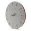 Wanduhr aus Filz und Kork 30 cm | hellgrau - schwarz | Design: Kopenhagen