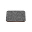 Glasuntersetzer aus Filz und Kork | 2er Set | 10 x 10 cm | anthrazit